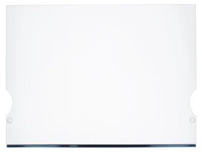 Produktbild von Glasplatte Tragplatte Abstellplatte Absteller Glasablage mit Leiste 480x360mm Kühlabteil Kühlschrank Liebherr 7276220