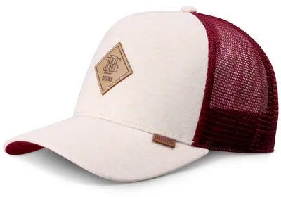Produktbild von DJINNS Trucker Cap HFT ColourMelange beige/wine