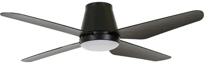 Produktbild von Deckenventilator mit LED Beleuchtung und Fernbedienung Airfusion Aria CTC Schwarz 122 cm