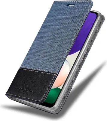 Obrázok produktu pre Cadorabo Case for Samsung Galaxy A22 5G Protective Case in Blue Puzdro na mobilný telefón Puzdro na knihu Kryt
