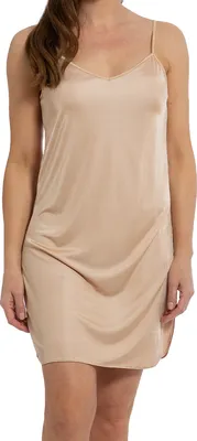 Produktbild von Nina von C. Elegance Unterkleid / Negligé mit Spaghettiträger 90cm Im klassischen Stil, Angenehm auf der Haut, Mit glatter Oberfläche