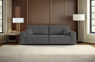 Produktbild von Kaiser Möbel Sofa mit Schlaffunktion BEST Stoff Quelle Graphit