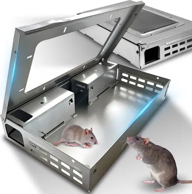 Produktbild von Živá pasca na myši Veľká pasca na myši Pasca na potkany Opakovane použiteľná pasca na zvieratá Box Trap Pet Friendly pre kuchyňu Obývacia izba Vonkajšia 26,5x16x4,7cm Retoo