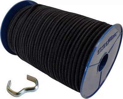 Produktbild von Expanderseil 10mm, 40m mit 50 Seilklemmen in Schwarz