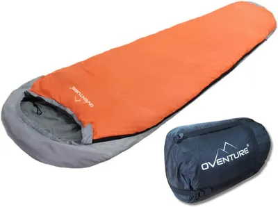 Produktbild von Schlafsack Mumienform, wasserabweisende Beschichtung, 230 x 80 cm, für Outdoor Camping