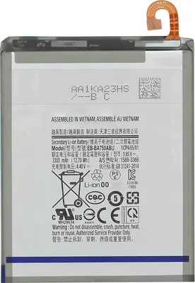 Produktbild von Clappio, EB-BA750ABU Austausch-Akku für Galaxy A7 2018 / A10 Kapazität 3300mAh, Weiß
