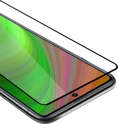 Produktbild von Cadorabo Panzerfolie für Xiaomi Redmi Note 9 Pro / Note 9s Schutzfolie in Schwarz Vollbild Folie Tempered Display