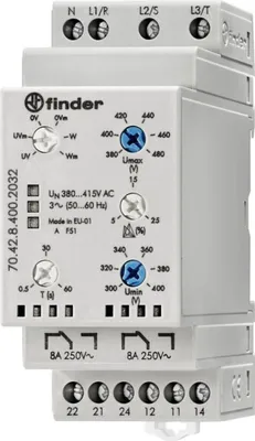 Image de Finder Surveillance du réseau triphasé, 380-415VAC 70.42.8.400.2032 (704284002032)