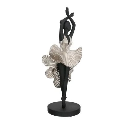 Obrázek produktu pro GILDE Socha Baletka černá V. 44 cm, 57681