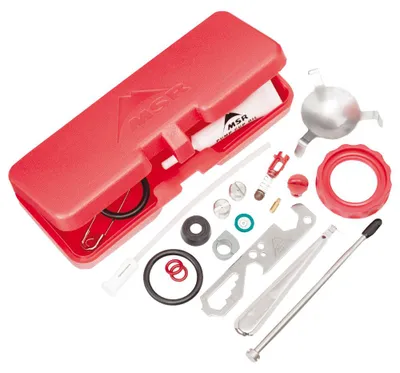 Produktbild von MSR Dragonfly Expedition Service Kit, Schwarz, Metallisch, Rot, Vereinigte Staaten, 100 g, 58 mm, 147 mm, 25,4 mm