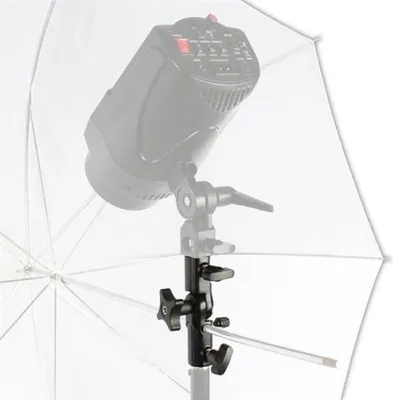 Produktbild von Falcon Eyes CLD-14 Tilting Bracket Blitzschuh Reflexschirmhalter mit Spigotadapter