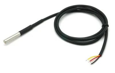 Produktbild von DS18B20 IC digitaler Temperatursensor wasserdicht - Kabellänge: 1,00 m