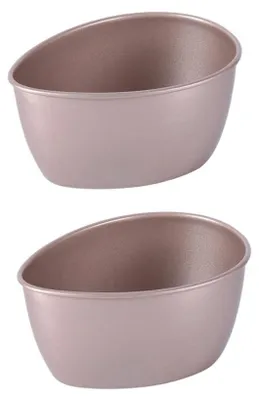 Produktbild von ARFUKA 2 Stück Eierbecher für pochierte Eier, Eierkocher, Eierbecher, Gerät zum Pochieren von Eiern, 320 ml, Eierform, Eierkocher