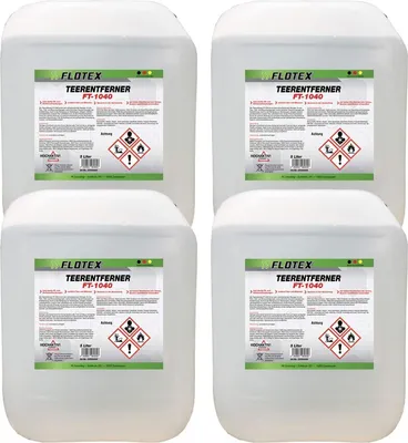 Produktbild von Flotex Teerentferner, 4x5L Teerreiniger löst Teer Fett Bitumen Öl Rückstände