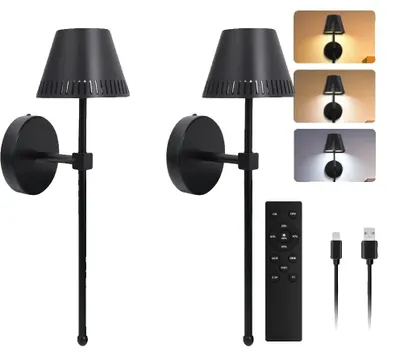 Immagine prodotto di Applique, colore della luce regolabile, batteria ricaricabile, tipo A