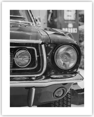 Produktbild von Poster - Poster ohne Rahmen - Ford Mustang Mach - 40x50 cm - Wand Bild - Wanddeko - Wandbilder - Kunstposter - Wandposter - Bilder - Kunstdruck - Wanddekoration - Wandbild - P2XPA40x50-4619