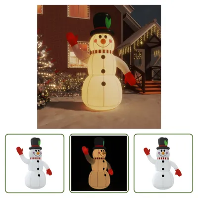 Obrázok produktu pre The Living Store Nafukovací snehuliak s LED diódami 300 cm