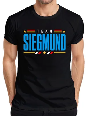 Produktbild von Team Siegmund Heimat Stolz Patriotismus Statement Sarkasmus Herren T-Shirt, Schwarz, XL