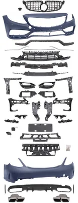 Image de DIEDERICHS 1673652 Pare-chocs avant et arrière pour MERCEDES-BENZ CLASSE C (W205) 2014-2018