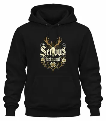 Obrázek produktu pro Tričko s motivem jelena, kožená sukně, bunda do přírody, mikina s kapucí, černá, velikost 3XL