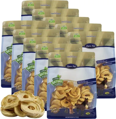 Produktbild von 10 kg Lyra Pet® Äpfel getrocknet