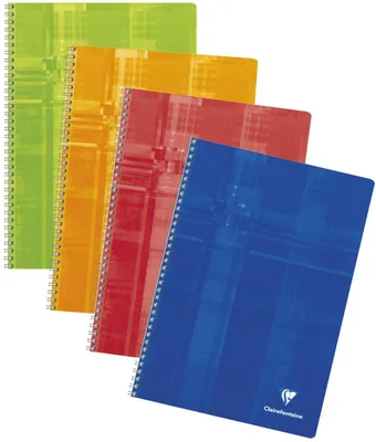 Image de Carnet à spirales DIN A4 21x29,7, 50 feuilles, 90g, linéature française assortie