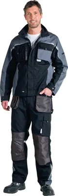 Produktbild von Terrax TTJ-Revolution-Herrenjacke schwarz/grau Gr. 50