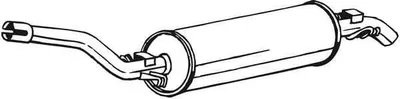 Produktbild von Bosal Endschalldämpfer  278-013