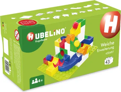 Produktbild von HUBELINO Kuličková dráha - rozšíření 43 ks, s přepínačem