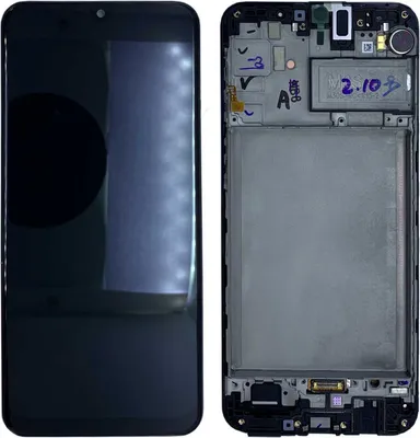 Produktbild von Samsung Display LCD Kompletteinheit für Galaxy M30s GH82-21265A Opal Schwarz Neu