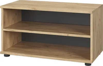 Image de Armoire de salon Vicco Berno Chêne doré/anthracite 70.8x38.9cm avec 2 compartiments, Model 55471