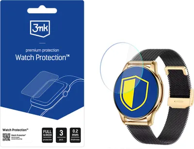 Produktbild von 3mk Display Schutzfolie Watch Protection für Rubicon RNCF30 - 3mk Watch Protection ARC 0,2mm (3 Stück)