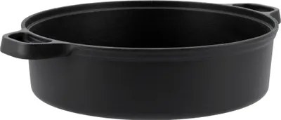 Obrázok produktu pre Liatinová grilovacia panvica s vysokým okrajom, smaltovaná, 380 x 310 x 72 mm