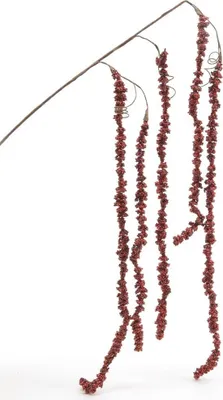 Produktbild von Zweig mit Beeren rot Acryl Trauerweide Dekozweig Türdeko Fensterdeko