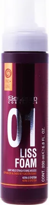 Zdjęcie produktu dla Salerm Cosmetics Liss Foam Light Hold Straightening Mousse 200ml