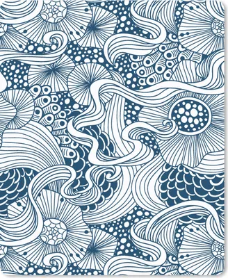 Produktbild von MuchoWow® Mauspad Mousepad Muster - Blumen - Botanisch 19x23 cm - Mousepads - Maus Mat - Pad - Mausunterlage - Mauspads - Spielen