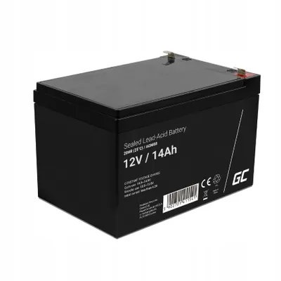 Produktbild von AGM VRLA Akku 12V 14Ah für UPS, Spielzeugauto, Traktor, Rasenmäher, Fahrrad