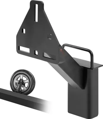 Produktbild von Ersatzreifenträger - Anhänger-Ersatzreifenhalterung 345x167x200mm - 73kg Kapazität - Passend für die meisten 4'', 5'', 6'' und 8'' Räder - 4'', 4,25'', 4,5'', 4,75'', 5'', 5,5'', 6'', 6,5'' Schraubenmuster.