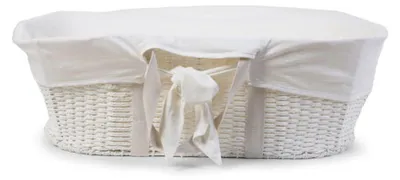 Zdjęcie produktu dla Pokrowiec do kosza mojżeszowego Childhome Jersey Off White 100% bawełna
