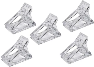 Image de Agrafes pour formes d'extension d'ongles - 5 pcs