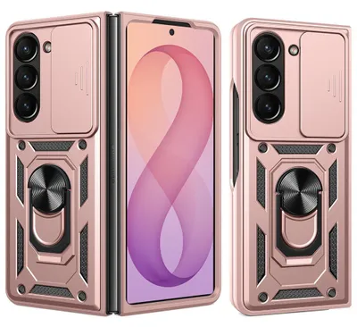 Produktbild von Techsuit - CamShield Schutzhülle für Samsung Galaxy Z Fold7 / Z Fold8 Ultra - Roségold