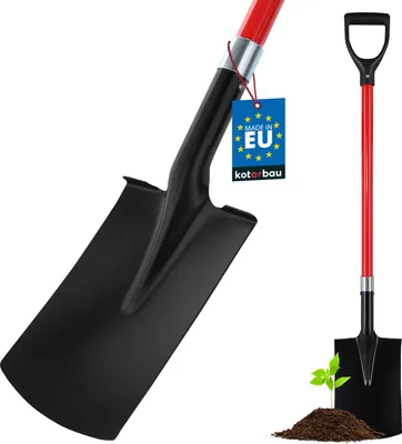 Produktbild von KOTARBAU® Spaten Fiberglass Stiel 115cm aus Glasfaser Beetspaten Blumenspaten
