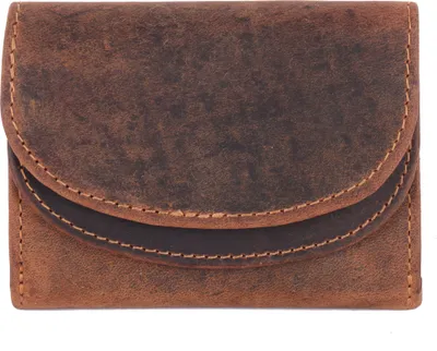 Produktbild von Mini Geldbörse Echt Leder-klein Portemonnaie mit Münzfach Geldbeutel Slim MANZA®