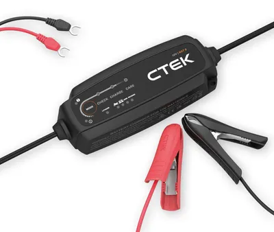 Produktbild von CTEK NXT 5 Smart-Batterieladegerät 12 V, 5 A, kompatibel mit Blei-Säure- und Lit