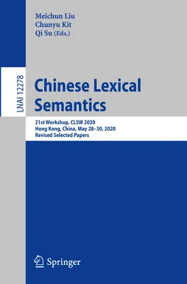 Immagine prodotto di Chinese Lexical Semantics