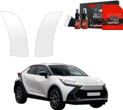 Immagine prodotto di Pellicola protettiva 4 in 1 Grizz Protector per minigonne laterali anteriori e posteriori - Toyota C-HR (2023-2025)