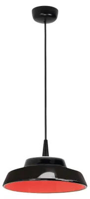 Imagen del producto de Lámpara colgante LED Circus, 8 W, 3000 K, diámetro 24 cm, fabricada a mano en cerámica, color rojo, diseño moderno y elegante para interiores.