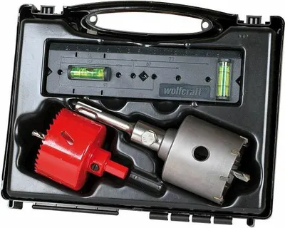 Zdjęcie produktu dla Wolfcraft Zestaw Otwornic 68Mm/Bim+Hm