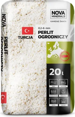 Produktbild von Nova Minerals Agriperl erlit 0,2-6 mm – Natürliches, biologisches Mineral vulkanischen Ursprungs für bessere Sauerstoffversorgung 40 L