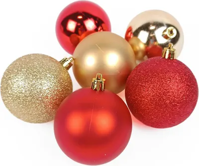 Produktbild von Weihnachtskugeln aus Kunststoff, 8er-Set, Ø 7 cm